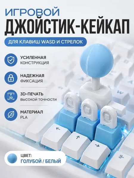 Набор джойстиковых кейкапов для механической клавиатуры WASD игровые клавиши PLA