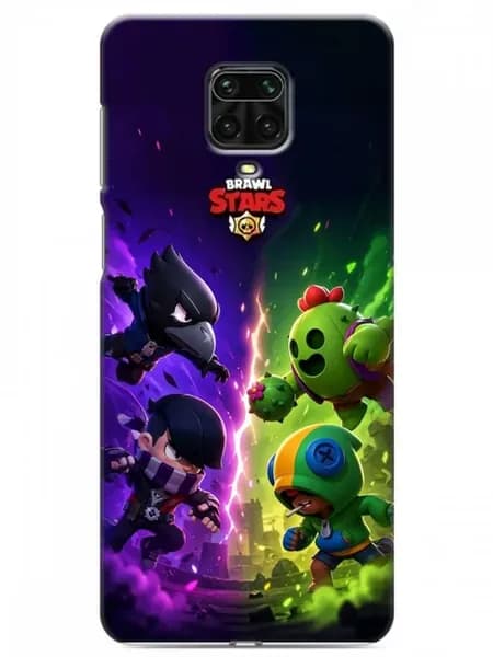 Чехол на xiaomi Redmi Note 9S, 9 Pro Броул Старс