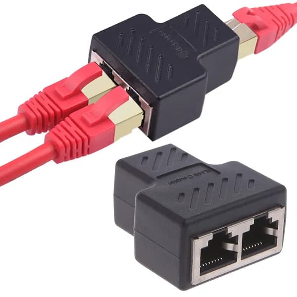 Кабель для интернет-соединения RJ-45/RJ-45, черный матовый