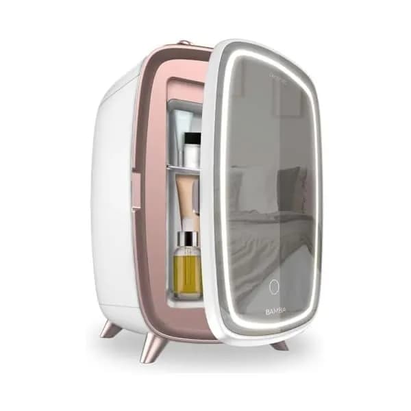 Холодильник Cecotec Bamba CoolingBeauty 6000 Mirror 6 л с зеркалом, светодиодной подсветкой и 3 режимами интенсивности охлаждения