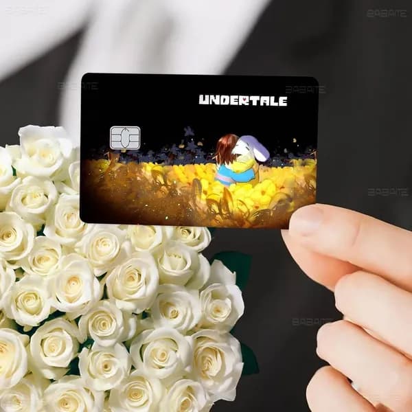 Undertale Андертейл Наклейка для банковской карты