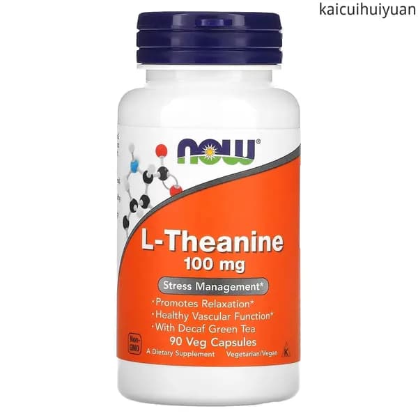 Теанин NOW Foods L-Theanine 100 мг 90 растительных капсул