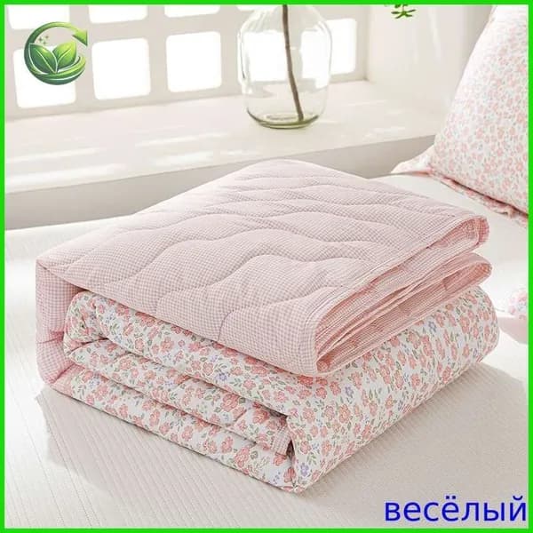 Одеяло Семейный 180x200 см, Летнее, с наполнителем Волокно, Файбер