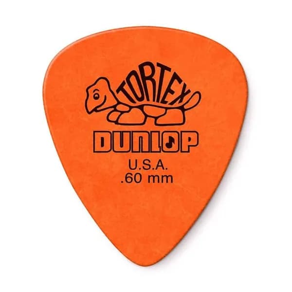 Медиатор Dunlop 418R.60 Tortex Plectra, 0.60 мм, 1 шт.