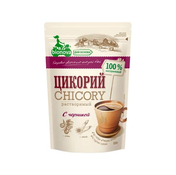 BIONOVA - дня основа Цикорий 100г. 1шт.