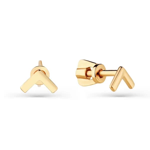 Золотые серьги DIAMANT-ONLINE 585 пробы