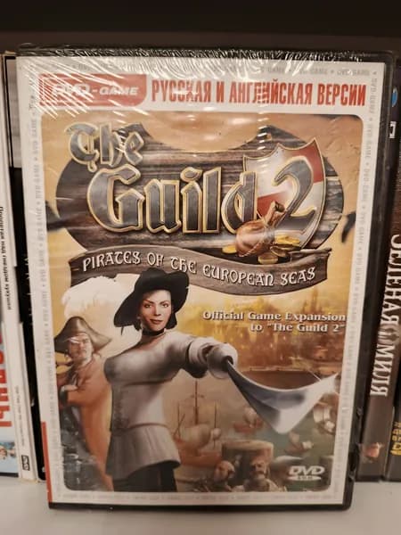 Видеоигра The Guild 2: Pirates of The European Seas (Гильдия 2) 2007 на ПК DVD (запечатан!)