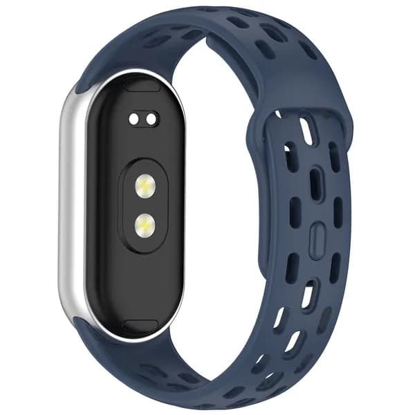 Скелетонизированный силиконовый ремешок для Xiaomi MiBand 10/9, Дышащий спортивный браслет для Xiaomi Band 8