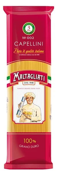 Макароны MALTAGLIATI Capellini № 002, 450г