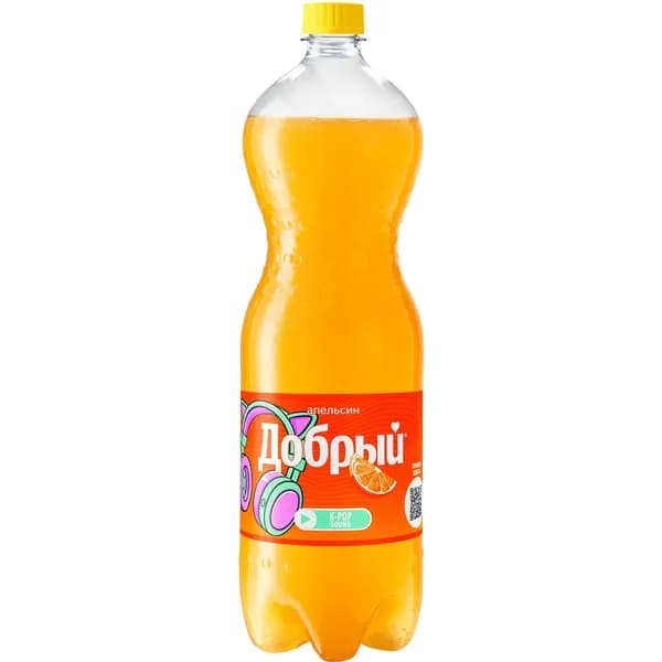 Газированный напиток Добрый Апельсин, 1,5 л