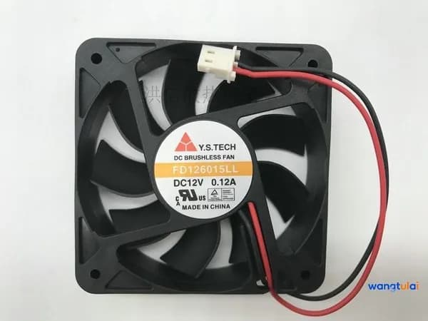 Y.S.TECH FD126015LL 60x60x15mm DC12V 0.12A промышленный бесшумный вентилятор 2 контакта тихий кулер для систем охлаждения