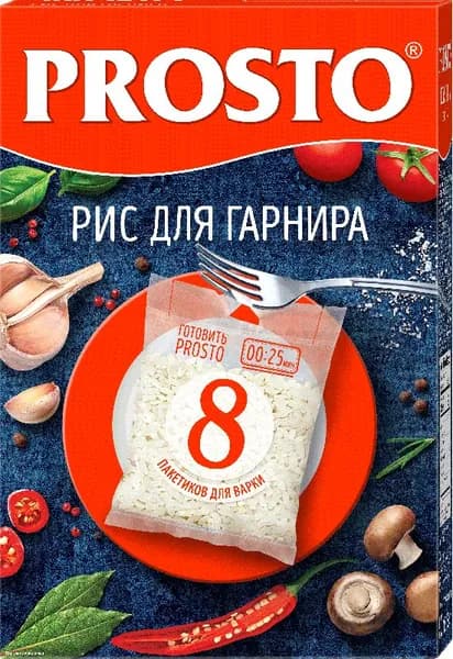 Рис Prosto среднезерный для гарнира 500г