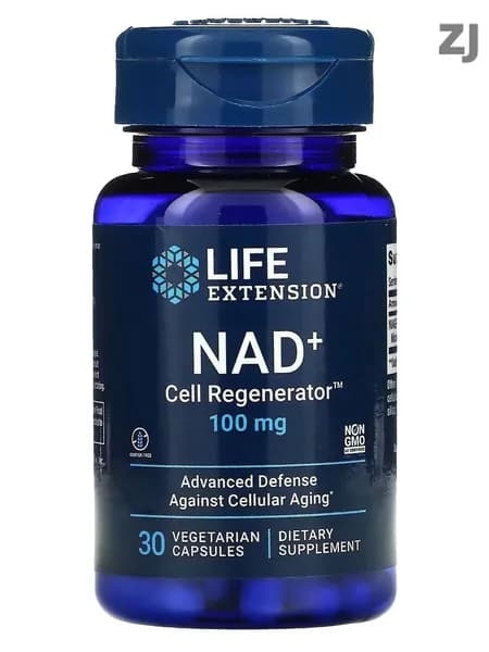 Никотинамид рибозид (НАД плюс) Life Extension NAD+ Cell Regenerator NIAGEN 100 мг, 30 вегетарианских капсул
