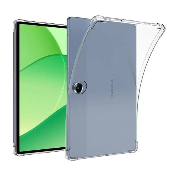 Подходит для OPPO Pad SE 11-дюйм: антиударный чехол с воздухоподушками в углах, прозрачный, из мягкого TPU, 2025