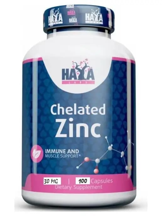 Chelated Zinc 30 Mg 100 Tabs