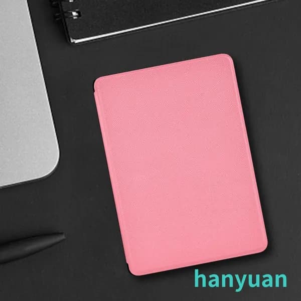 Чехол для Kindle Paperwhite 12 (2024) и Colorsoft Signature Edition, розовый, с функцией авто-пробуждения