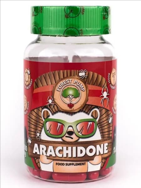 Arachidone Forest Pump Арахидон 1500 mg, преодоление плато и рост мышц, 60 капсул