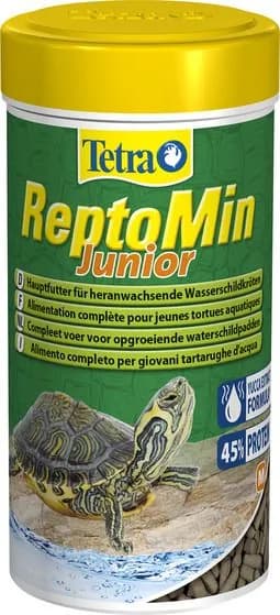 Корм сухой для водных черепах ReptoMin Junior 100мл