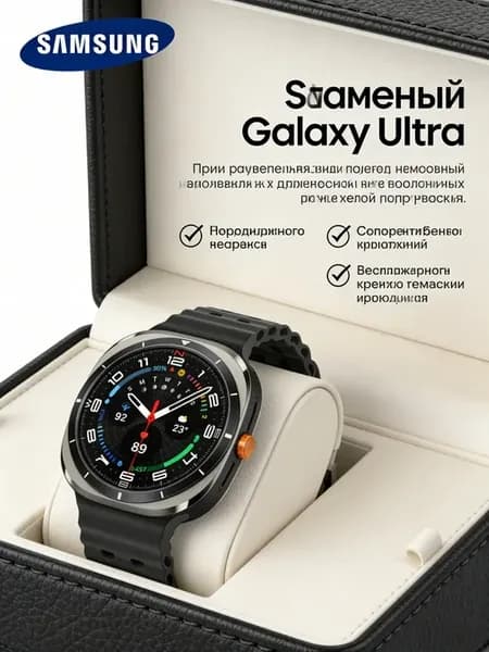 Черный титан Galaxy Watch Ultra