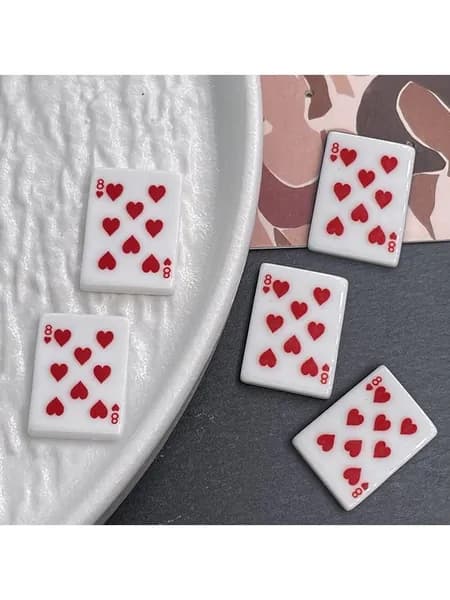 продаются 8 сердечек, 5 шт., аксессуары из смолы