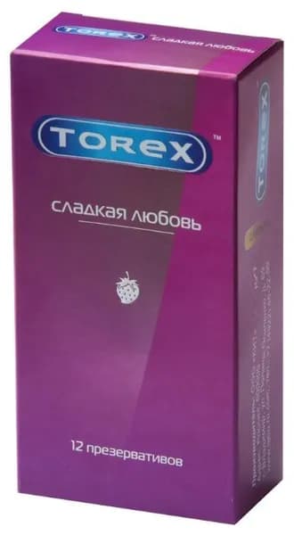 Презервативы торекс сладкая любовь 12