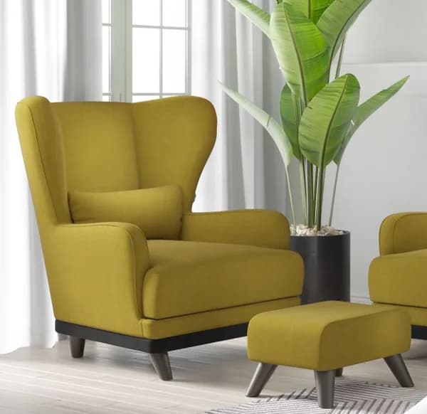 Комплект кресло и пуф Людвиг Velour 5