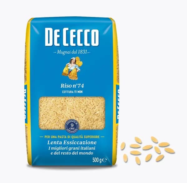 Паста De Cecco №74 Ризо, Италия, 500 г