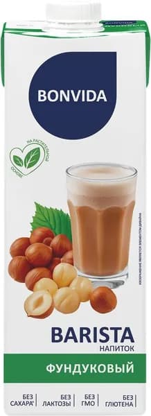 Напиток на растительной основе BONVIDA Barista Фундук 1,8%, 1000мл3шт