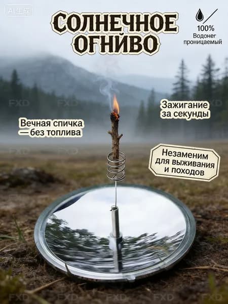 Огниво солнечное компактное для выживания
