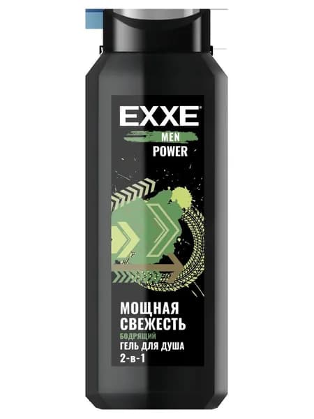 EXXE Гель для душа 2-в-1 мужской Бодрящий Men Power 400 мл