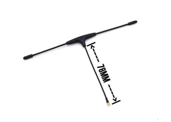 Антенна управления FPV ELRS/TBS Crossfire 868/915 МГц, Т диполь, 78мм IPEX4/MHF4
