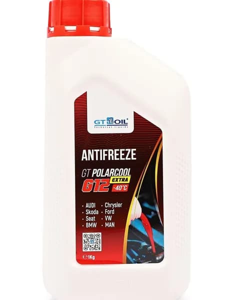 Антифриз Gt Polarcool Extra G12 Красный,1 Кг (GT OIL 1950032214052)