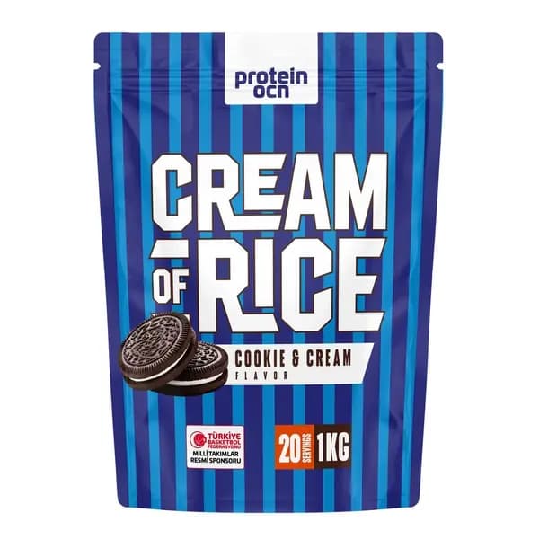 Protein Ocean CREAM OF RICE Самая вкусная рисовая каша, Печенье со сливками