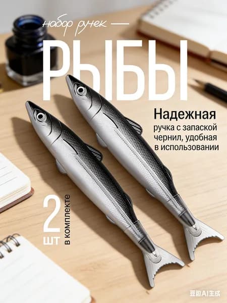 Набор ручек Гелевая, Капиллярная, толщина линии: 0.5 мм, 2 шт.