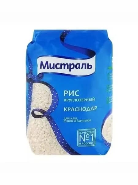 Рис Мистраль Краснодар круглозерный 900 г