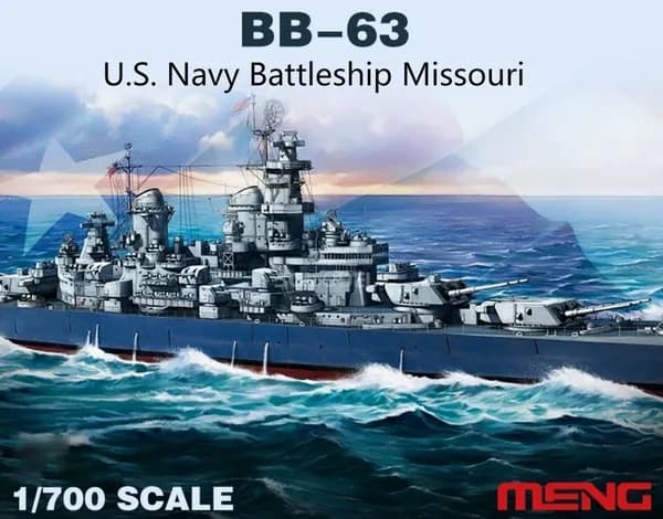 Meng Model 1/700 PS-004 ВМС США BB-63 Missouri сборная модель корабля