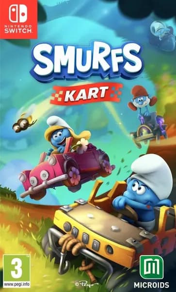 Игра Smurfs Kart (Смурфики Картинг) Switch Русская Версия Картридж на Nintendo Switch