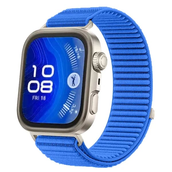 Нейлоновый ремешок, мягкий и удобный, подходит для Huawei Watch Fit3/Fit4/Fit4 Pro. Плетение с горным узором, легкий и удобный в носке. Спортивный ремешок.