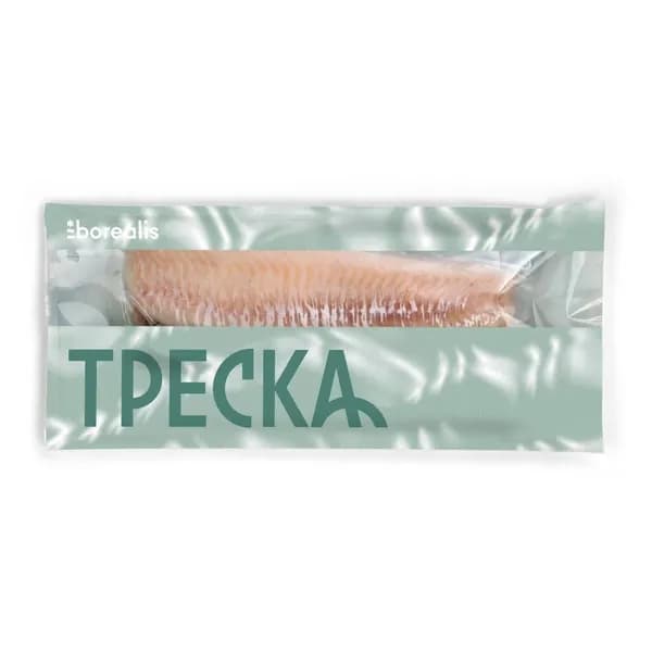 Треска Borealis замороженная без кожи филе 600 г