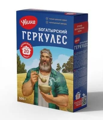 Геркулес Богатырский 20 минут, 500г