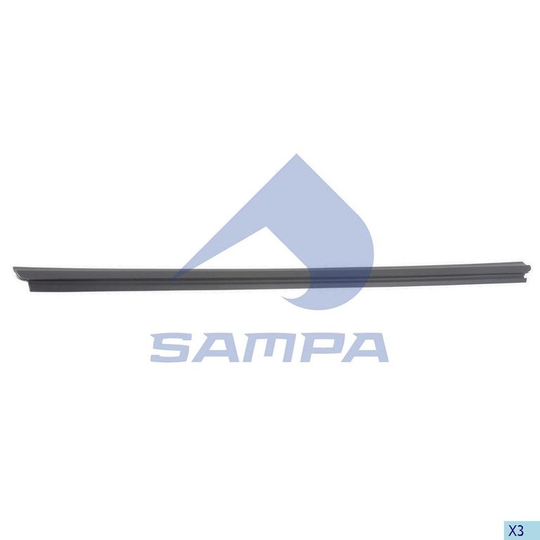 Уплотнитель стекла двери для Скания 4, P, R, T арт 18400118 SAMPA