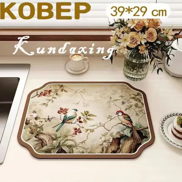 Forseon Коврик для сушки посуды, 39 см х 29 см , 1 шт