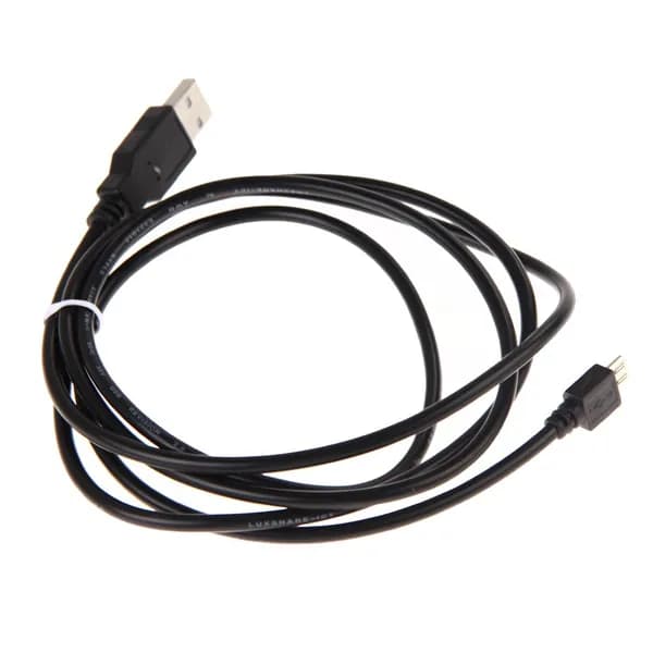 Кабель для зарядки контроллера PS4, USB 2.0 Micro-B, 1,5 м, чёрный