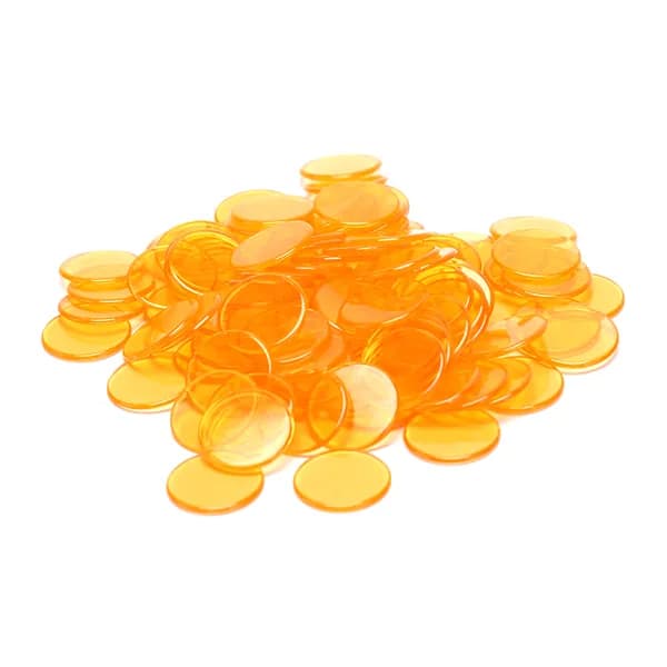 19 мм Пластиковые Чипсы 100 упаковку для продажи