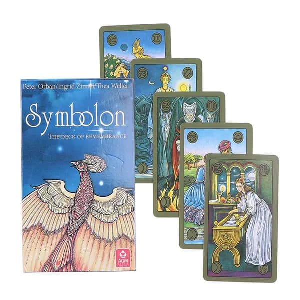Карты оракула Symbolon, бумажные, иллюстрированные, для гадания и в подарок