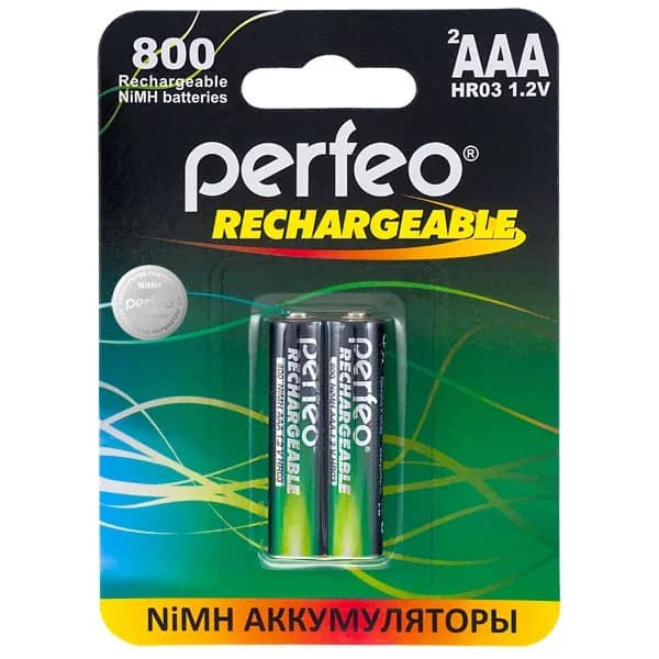 Аккумуляторная батарейка Perfeo Блистер 2 шт