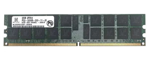 Оперативная память DDR2, 400 МГц, 1 x (NLD257R21203F-D32KIA)