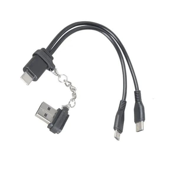 4-в-1 кабель USB-C с адаптерами 5V для устройств