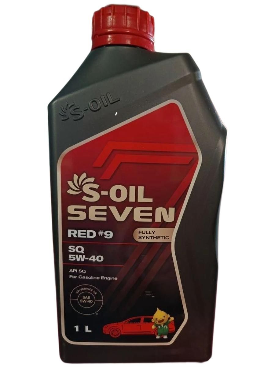 S-OIL SEVEN RED#9 SQ 5W-40 Масло моторное, Синтетическое, 1 л