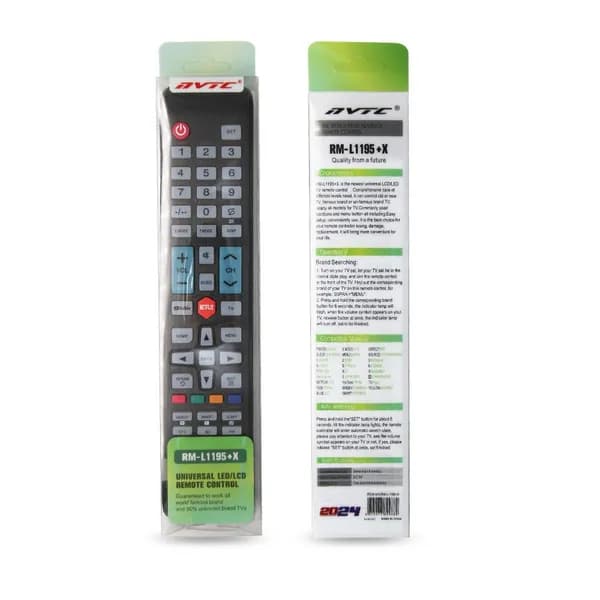 NVTC RM-L1195 X английский телевизор универсальный инфракрасный универсальный пульт дистанционного управления телевизором